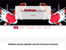 Tablet Screenshot of koicentrumijmond.nl